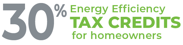 30% Heating & Cooling Tax Credits for homeowners